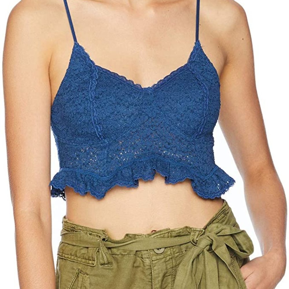 Free People Fleur de Lys Cropped Bra Top